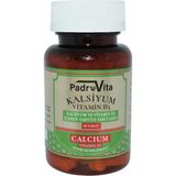 Ocean Padrovita Kalsiyum Calcium Citrat ve Vitamin D3 60 Tablet