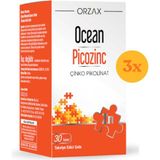 Ocean Picozinc Çinko Pikolinat 30 Tablet - 3 Adet (Toplam 90 Tablet)