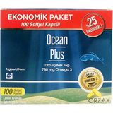 Ocean Plus 1200 Mg 50+50 Softjel Kapsül - Aromasız