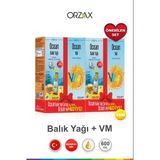 Ocean Portakallı Balık Yağı + VM Şurup 150 ml (2 adet)