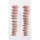 Ocean Profesyonel Takma Tırnak Seti Glazed Caramel Donut EBAY-202 - Çok Renkli