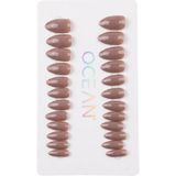 Ocean Profesyonel Takma Tırnak Seti Glazed Chocolate EBAY-212 - Çok Renkli
