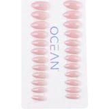 Ocean Profesyonel Takma Tırnak Seti Glazed Pink EBAY-204 - Çok Renkli