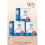 Ocean Pulse 30 Kapsül 3 Adet + 100ml Yüz Temizleme Jeli Hediye, Omega 3, Ubikinol, K2 Vitamini, D3 Vitamini