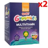 Ocean Smart Gummies Multivitamin 2x64 Çiğnenebilir Jel Form