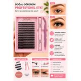 Ocean Takma Kirpik Seti 156 Adet Kirpik, Kirpik Cımbızı, Eyeliner Yapıştırıcı