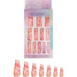 Ocean Takma Tırnak Kendinden Yapışkanlı, Tak ve Çık Balerin - Açık Pembe