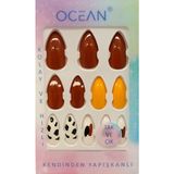Ocean Takma Tırnak Tak ve Çık Kendinden Yapışkanlı - 733 - Sarı