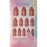 Ocean Takma Tırnak Tak ve Çık Kendinden Yapışkanlı - 759 - Pudra