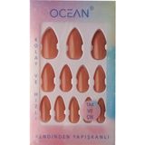 Ocean Takma Tırnak Tak ve Çık Kendinden Yapışkanlı - 760 - Pudra