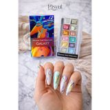 Ocean Tırnak Katı Sulu Boya, Shimmer Solid Watercolor Galaxy 12 Renk