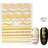 Ocean Tırnak Sticker Nail Art Protez Tırnak Kalıcı Oje Süsleme Tırnak Dövmesi - 13