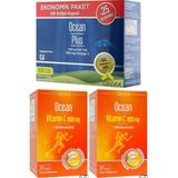 Ocean Vitamin C 1000 Mg 2 x 30 Tablet + Ocean Plus 1200 Mg 100 Softjel - Aromalı