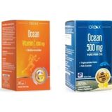 Ocean Vitamin C 1000 Mg 30 Tablet+500 Mg 60 Kapsül Limon Aromalı Balık Yağı