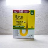 Ocean Vitamin D3 1000 Iu 20 Ml + 10 Ml - %50 Daha Fazla- Skt: 02/2029