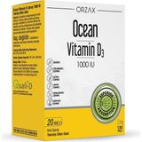 Ocean Vitamin D3 1000 Iu 20 ml Sprey 130 Puff, Takviye Edici - Standart
