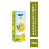 Ocean Vm Vitamin-Mineral Şurup Portakal Aromalı 150 Ml -Skt:10/2027