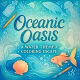 Oceanic Oasis: A Water-Themed Coloring Escape - Relaxing Stress-Relief Art Therapy for Adults & Teens | Mindful Marine Life, Tropical Waves & Calming ... Designs (Kaori Minami's Coloring Books)