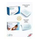 Octacare 5cm x 9 cm Yara Pedi 50 Adet + Film Pedli 5cm x 9cm Yara Örtüsü Su Geçirmez 50 Adet(Hipoalerjenik)