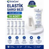 Octacare Elastik Sargı Bezi 6 cm * 4 mt 10 Adet