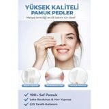 Octacare Makyaj Temizleme Pedi, Ince, Yumuşak Yüz Temizleme Mendilleri Kirpik Temizliği 300 Adet
