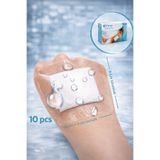 Octacare Şeffaf Pu Banyo Ve Dövme Bandı Tıbbi Su Geçirmez Yara Örtüsü 5 cm * 9 cm 10 Adet