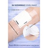 Octacare Şeffaf Pu Banyo Ve Dövme Bandı Tıbbi Su Geçirmez Yara Örtüsü 9cm * 10cm 10 Adet