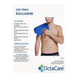 Octacare Termojel Sıcak / Soğuk Kompres 25 Cm x 35 Cm Diz Protez ,Diz ,Bel ,Karın ,Sırt Gibi Geniş Alanlar