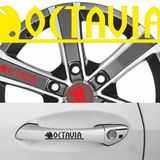 Octavia Kapı Kolu Sticker Yapıştırma 8Adet