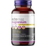 Octomag X5 Magnezyum 250MG Complex 60 Bitkisel Kapsül Malat Sitrat Taurat Bisglisinat Treonat B6