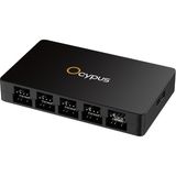 Ocypus Delta EH10 Pro Siyah 10'lu ARGB Fan Kontrolcü Uzaktan Kumanda ile Yüksek Performans