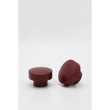 od orient design Bordo - Lake Ahşap Çekmece ve Dolap Kulbu 2'li