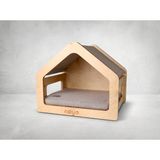 Oda – Ahşap Kedi & Köpek Evi - Antrasit