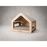 Oda – Ahşap Kedi & Köpek Evi - Gri