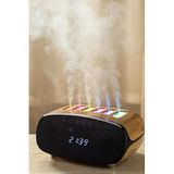 Oda Hava Nemlendirici HUMIDIFER - Aroma Difüzörü - Hoparlör Mini Speaker - Dijital Saat, Alarm Özellikli - RGB Dinamik Led Işık