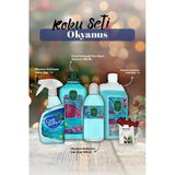 Oda kokusu 500ml,Kolonya 1lt ve 400ml, Sıvı Sabun 1500ml Okyanus ve Rosie Pamuk