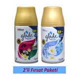 Oda Kokusu, Otomatik Sprey 2Li Yedek Paket : Tropikal Floral, Temizliğin Ferahlığı