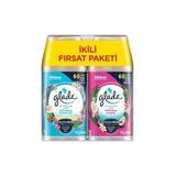 Oda Kokusu, Otomatik Sprey Yedek, 2'li Paket, Okyanus Sessizliği Ve Tropikal Floral, 269ml (2 Yedek)
