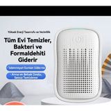 Oda Kötü Koku Hava Temizleyici Hepa Filtreli Tuvalet Banyo Ofis İçin Uygun Beyaz iyonizer