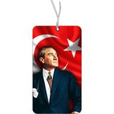 Odaburada Atatürk Figürlü Oto Araç Kokusu 1 Adet Sütlü Vanilya Esansı Premium Kalite