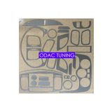 ODAC TUNING Hyundai Accent Era Full Set Torpido, Konsol, Trim, Göğüs Kaplama Set Gümüş Gri Renk Özel Dizayn