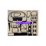 ODAC TUNING Volvo S40 Eski Göğüs Konsol, Torpido, Trim, Göğüs Maun Kaplama Set Siyah Renk Parlak Özel Dizayn