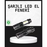 Odak Ayarlı 2000 Lümen Şarjlı Led El Feneri P94922s8087