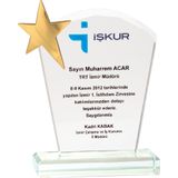 ODAK KUPA - Cam Plaketler - CM-004 A - 12x18 cm