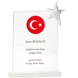 ODAK KUPA - Cam Plaketler - CM-012 B - 18x23 cm