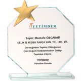 ODAK KUPA - Cam Plaketler - CM-014 A - 18x21 cm