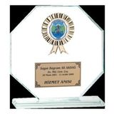 ODAK KUPA - Cam Plaketler - CM-018 A - 18x19 cm