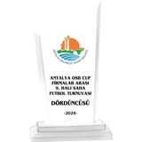 ODAK KUPA - Cam Plaketler - CM-033 A - 12x22 cm