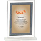 ODAK KUPA - Cam Plaketler - CM-035-M A - 18x21 cm