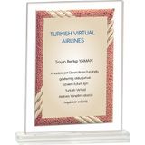 ODAK KUPA - Cam Plaketler - CM-040-M B - 18x21 cm